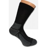 Komfort Baumwolle Socke - Schwarz-Grau