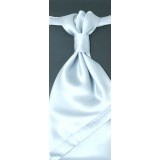 Hochzeit Krawatte mit Einstecktuch - Hellblau