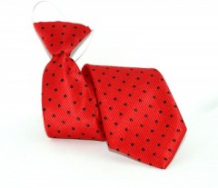  Kinderkrawatte - Rot Gepunktet Kinder Krawatte