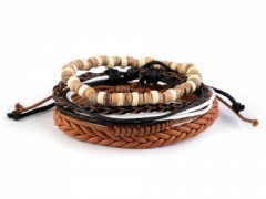 Armbänder Set - Beige Herren Schmuck