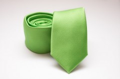 Rossini Slim Krawatte - Limettengrün Unifarbige Krawatten