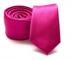 Rossini Slim Krawatte - Pink Unifarbige Krawatten
