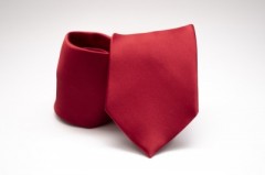 Premium Krawatte - Rot Satin Unifarbige Krawatten