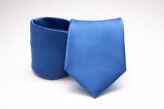 Premium Krawatte - Blau Satin 