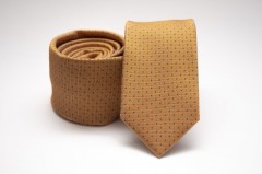 Premium Krawatte - Dunkelgelb Gepunktet 