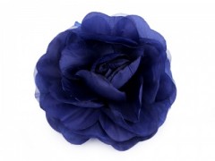 Rosa Brosche - Blau 