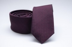 Rossini Slim Krawatte - Violett Karierte Krawatten