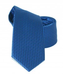 Goldenland Slim Krawatte - Blau Kleine gemusterte Krawatten