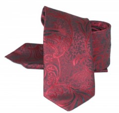 Krawatte Set - Burgunderrot Gemustert Gemusterte Krawatten