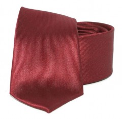 Goldenland Slim Krawatte - Burgunder Unifarbige Krawatten