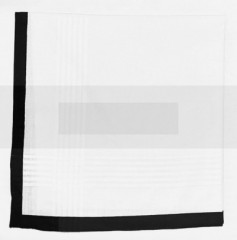 Baumwolle Taschentuch - Schwarz-Weiß Taschentücher