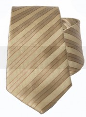 Premium Seidenkrawatte - Golden Gestreift Gestreifte Krawatten