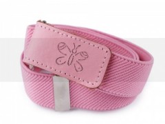 Kinder Klettband Gürtel - Rosa 