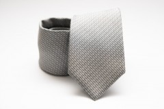 Premium Krawatte - Grau Gemustert 