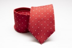 Premium Krawatte - Rot gepunktet 
