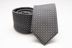 Premium Seidenkrawatte - Grau gepunktet Kleine gemusterte Krawatten