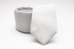 Premium Seidenkrawatte - Weiß gepunktet Kleine gemusterte Krawatten