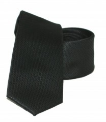 Goldenland Slim Krawatte - Schwarz Unifarbige Krawatten