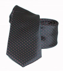 Goldenland Slim Krawatte - Schwarz-rot gepunktet Kleine gemusterte Krawatten