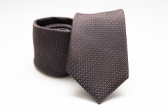 Premium Seidenkrawatte - Braun gepunktet Kleine gemusterte Krawatten