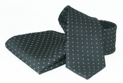 Krawatte Set - Schwarz Gepunktet 