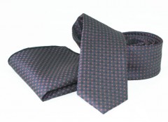 Krawatte Set - Schwarz Gemustert Kleine gemusterte Krawatten