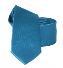 Goldenland Slim Krawatte - Blau Unifarbige Krawatten