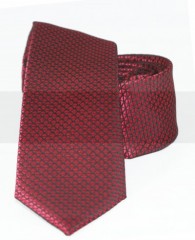 Goldenland Slim Krawatte - Rot Gemustert 