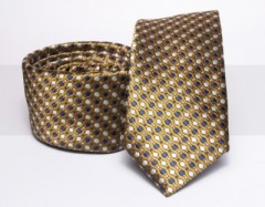 Rossini Slim Krawatte - Golden Gepunktet Kleine gemusterte Krawatten