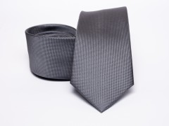 Premium Seidenkrawatte - Grau Unifarbige Krawatten