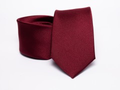 Premium Seidenkrawatte - Bordeaux Unifarbige Krawatten