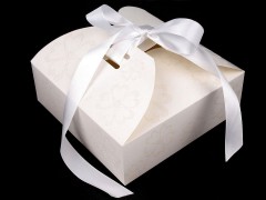 Geschenkbox aus Papier mit Schleife und Glitter - 5 St./Packung Geschenke einpacken