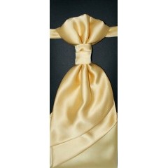 Hochzeit Krawatte mit Einstecktuch - Golden 