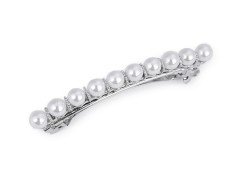 Französische Haarspange mit Perlen 