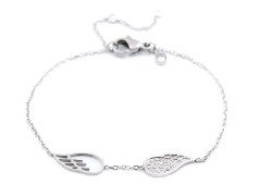 Armband Flügel rostfreier Edelstahl  Herren Schmuck