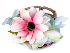 Armband mit Blumen Schmuck, Haarschmuck