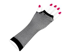 Long Black Mesh Gloves Damen Produkten