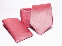 Premium Krawatte Set - Rosa Unifarbige Krawatten