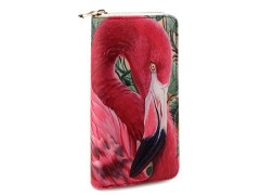 Geldbörse für Damen Flamingo Damen Tasche, Geldbörse, Gürtel