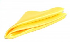 Satin Einstecktuch - Gelb Einstecktücher