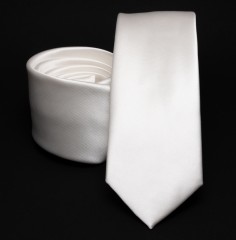 Rossini Slim Krawatte - Weiß 