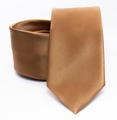 Rossini Slim Krawatte - Golden Unifarbige Krawatten