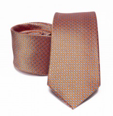 Premium Seidenkrawatte - Orange Kleine gemusterte Krawatten