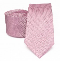 Premium Seidenkrawatte - Rosa Unifarbige Krawatten