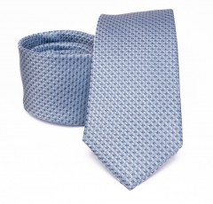 Premium Seidenkrawatte - Hellblau Kleine gemusterte Krawatten