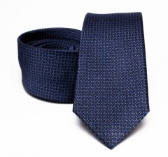 Premium Seidenkrawatte - Dunkelblau Kleine gemusterte Krawatten