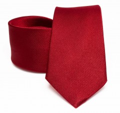 Premium Seidenkrawatte - Dunkelrot Unifarbige Krawatten