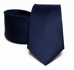 Premium Seidenkrawatte - Dunkelblau Unifarbige Krawatten