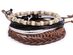 Armbänder Set - Beige Herren Schmuck