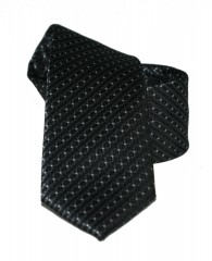          Goldenland Slim Krawatte - Schwarz gepunktet 